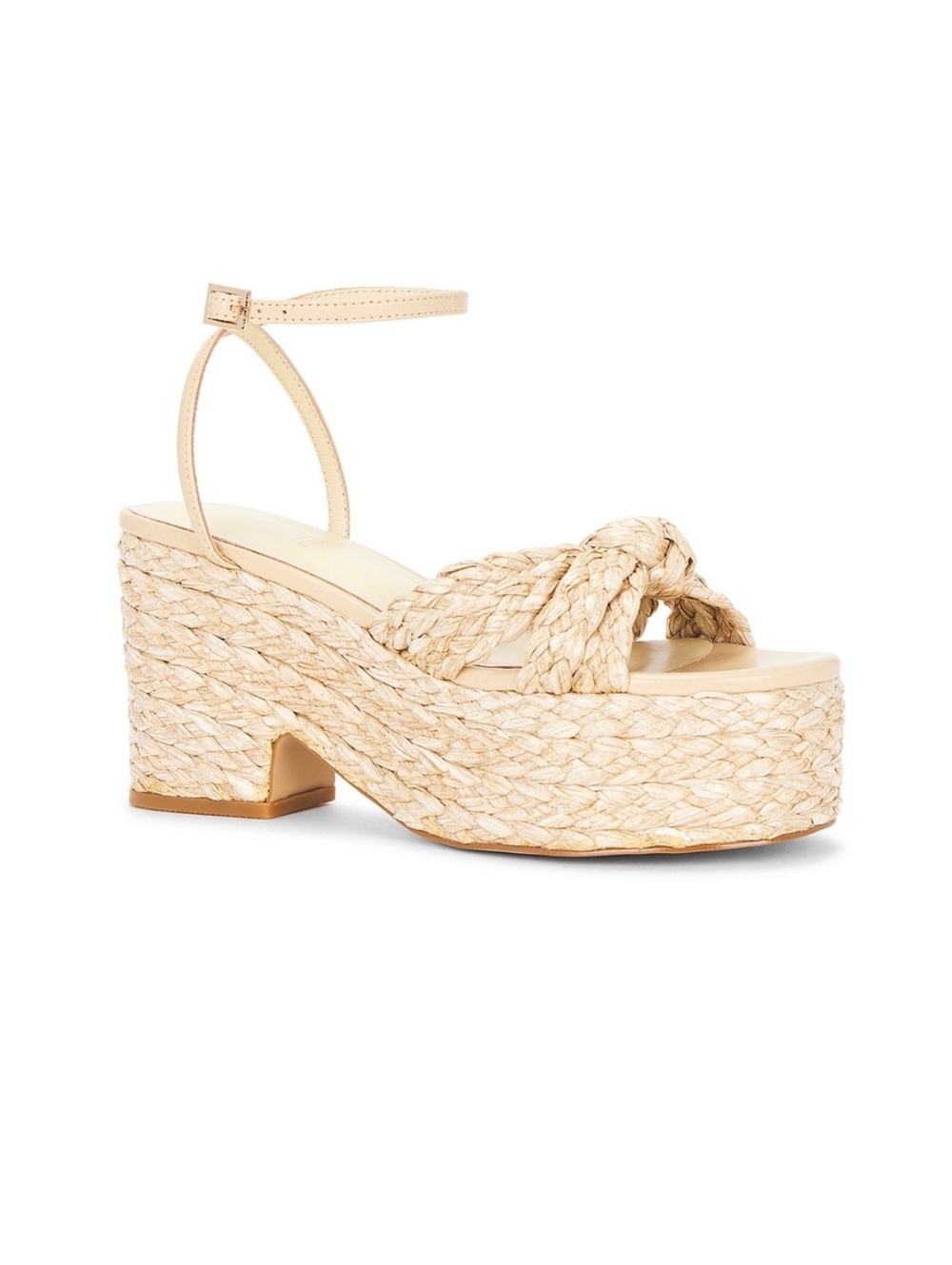 RAYE Lin Platform Sandal in ‘Natural’